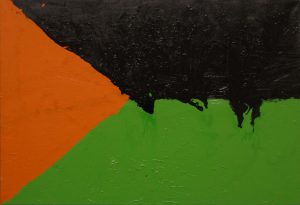 čeSKA vlajka, 2008, syntetické barvy na plátně, 45x65cm