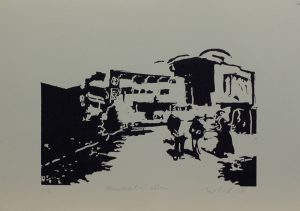 Strašidelný dům, 2010, 25×35,5cm, Linoryt Náklad 2