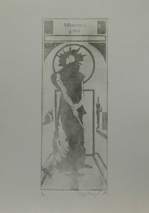 Memento gravi, 2012, 35,5x25cm, Akvatinta Náklad 2