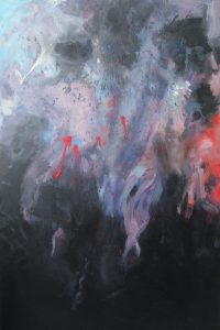 The Widow nebulae, 2012, olej na plátně, 300x200cm