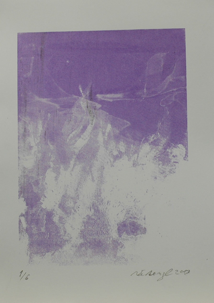 Vdoví mlhovina, 2013, 36×26,5cm, Sítotisk Náklad 6