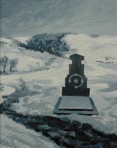 Kavánuv hrob, 2014, olej na sololitu, 22x18cm